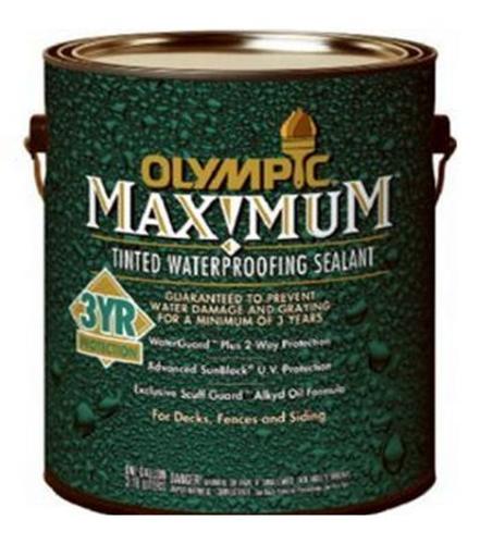 Olympic 56504A1/01 Waterproofing Sealant, Redwood, 1 Gallon