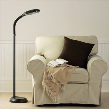 Verilux VF01BB1 Natural Spectrum Gooseneck Floor Lamp, Black