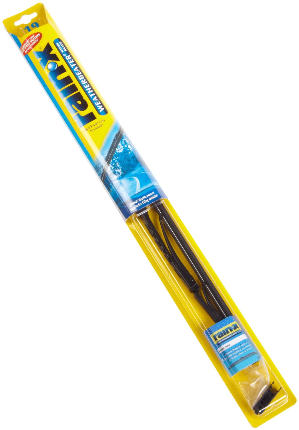 Rain-X RX30219 Weatherbeater Windshield Wiper Blade, 19"