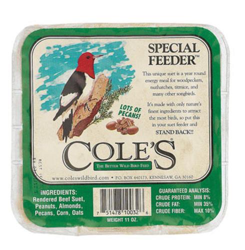 Cole's SFSU Special Feeder Suet Cake 11 Oz