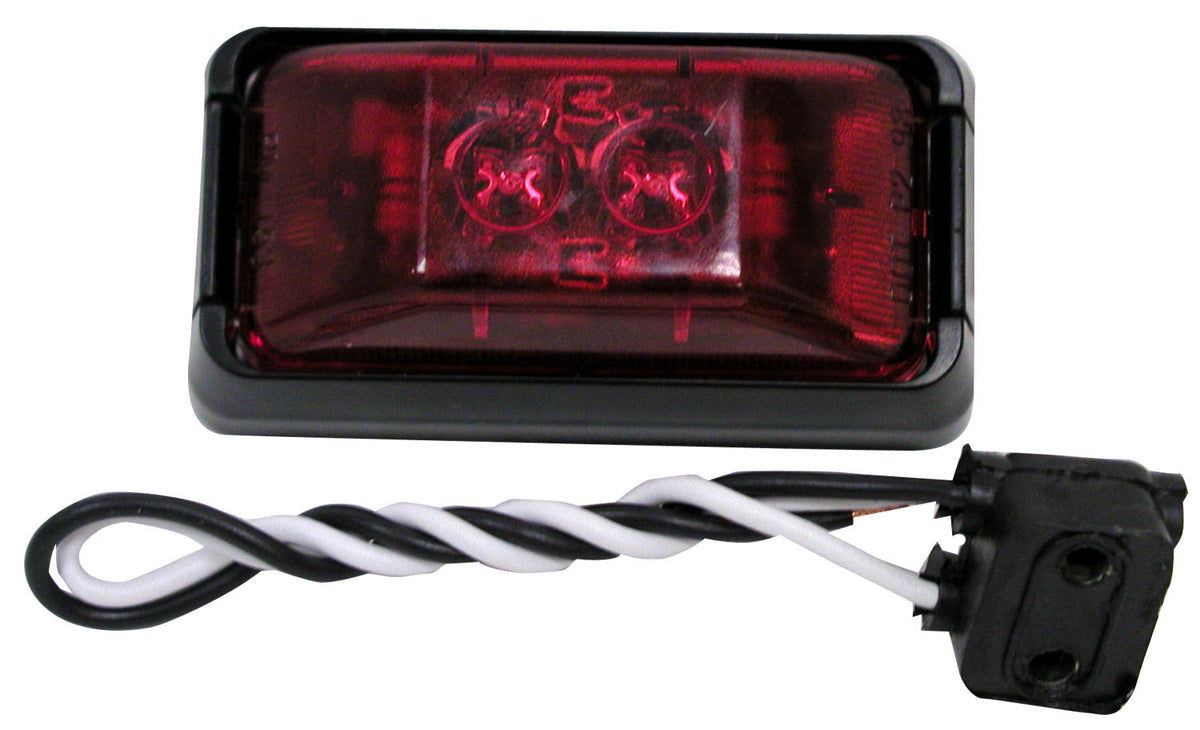 Peterson V153KR 2-LED Clearance/Side Marker Light Kit, Red