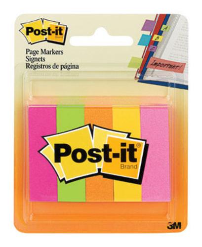 Post-It 670-5AF Page Markers Assorted Color