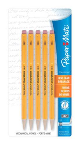 Paper Mate 3037631PP Sharpwriter Mechanical Pencils, 0.7 mm