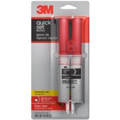 3M 18091 Quick Set Epoxy Adhesive, 1 Oz.