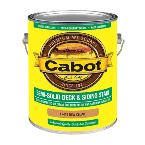 Cabot 17416 Voc Compliant Oil Semi- Solid Cedar, Gallon