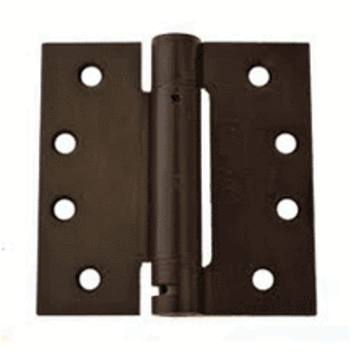 Stanley Square Spring Hinge, Oil Rubbed Bronze, 3-1/2"