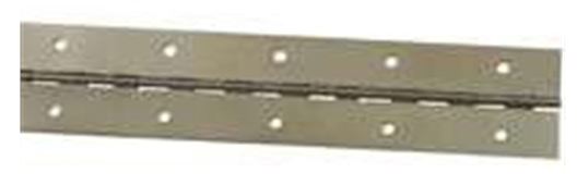Stanley 701338 Continuous Hinge, Bright Brass, 1.5" x 12"