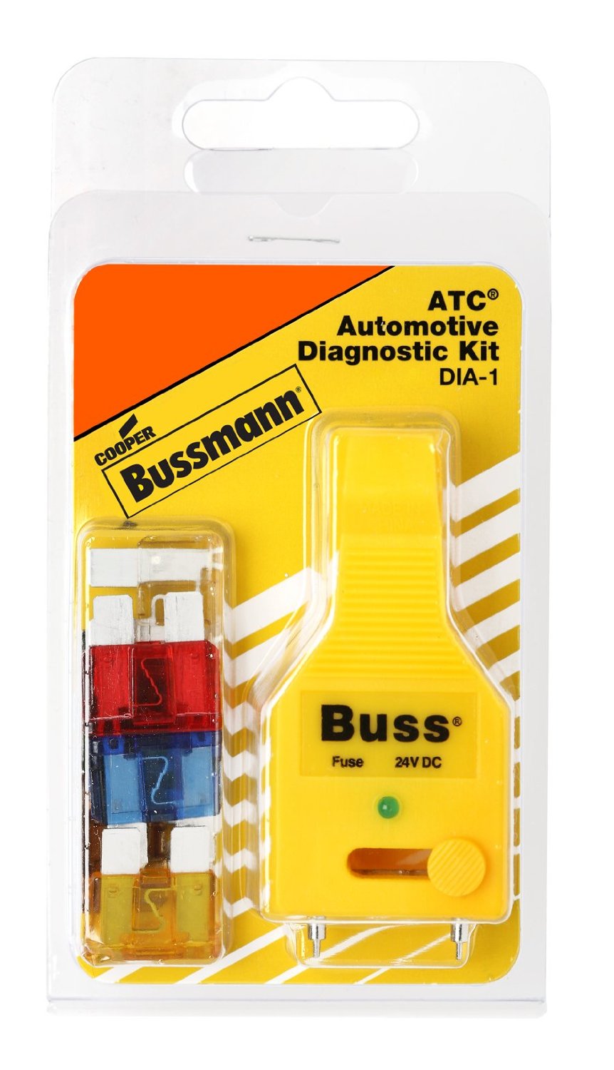 Cooper Bussmann DIA-1 ATC Blade Fuse Automotive Diagnostic Kit, 6-Piece