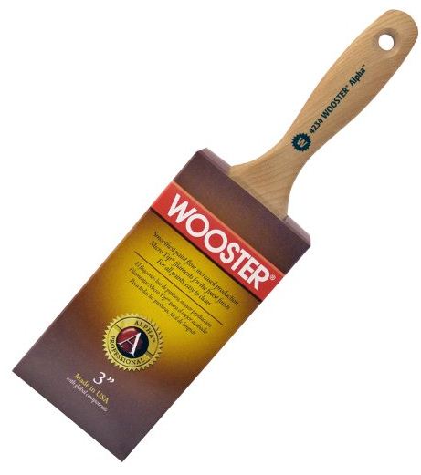 Wooster 4234-3 Alpha Wall Paint Brush, 3"