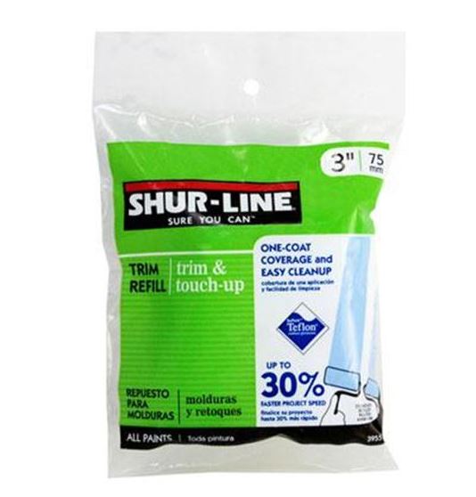 Shur-Line 3955123 Trim And Touch Up Refill, 3" White