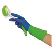 Lysol 58142TRIRM Latex Gloves, Large