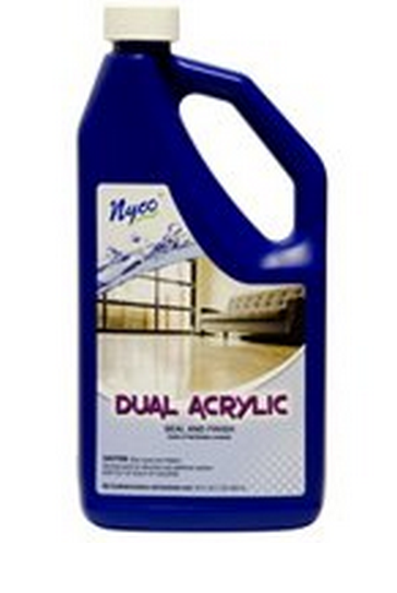Nyco NL90433-900104 Dual Acrylic Floor Sealer & Finish, 128 Oz