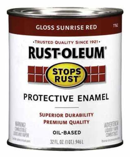 Rust-Oleum 7762-502 Metal Saver Paint Oil Base Exterior, 1 Quart