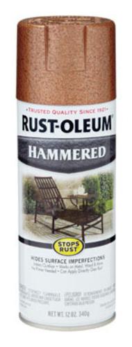 Rust-Oleum 210849 Spray Paint  Stops Rust Hammer Copper, 12 Oz