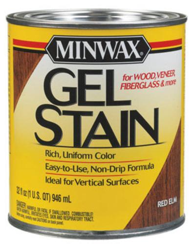 Minwax 66090000 Gel Stain Oil Base, 1 Quart, Red Elm