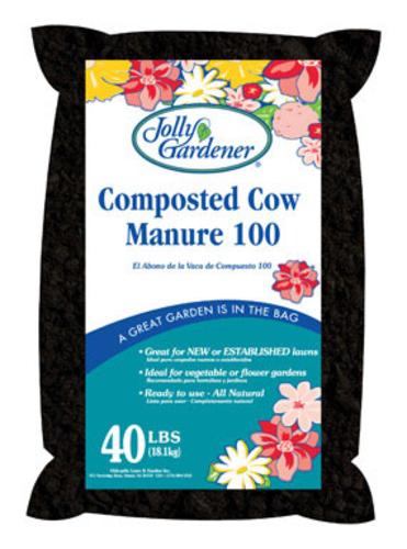 Jolly Gardener 50055026 Compost Cow Manure, 40 Lbs