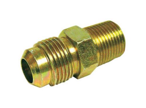 JMF 4501987 Male Flare Connector Lead Free, 1/4" Flare x 3/8" MPT