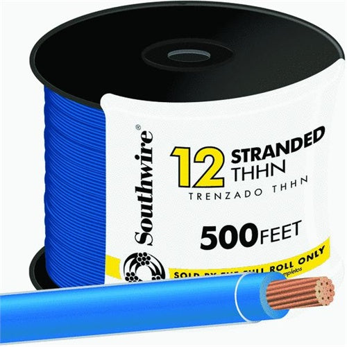 Southwire 22967458 Stranded Copper Thhn Building Wire, 500'