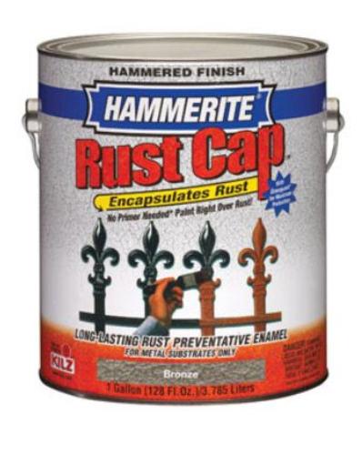 Hammerite Rust Cap 45185 Rust Preventative Paint, Bronze, 1 Gallon