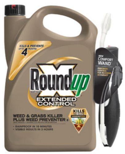Round UP 5101910 Extended Control Weed And Grass Killer, 1.1 Gallon