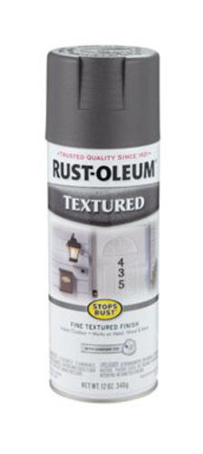 Rust-Oleum 7221-830 Textured Spray, Dark Pewter,12 Ounce