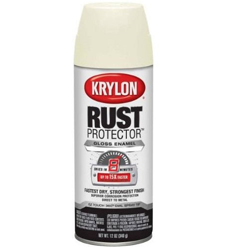 Krylon K06900300 Rust Protector Spray Paint, 12 Oz, Almond