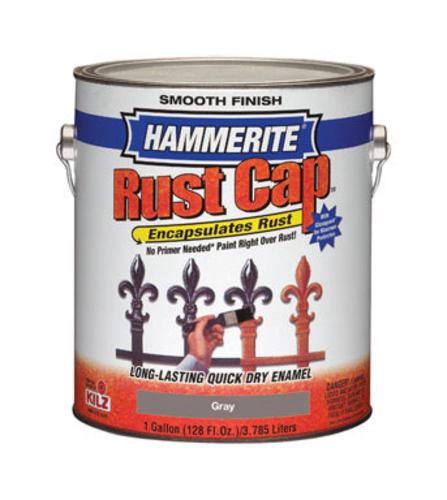 Hammerite Rust Cap 46245  Rust Preventative Paint, Gray, 1 Gallon