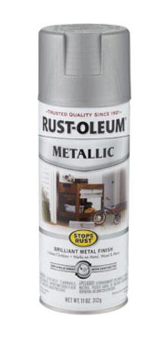 Rust-Oleum 7277-830 Stops Rust Metallic Spray Paint, 11Oz.