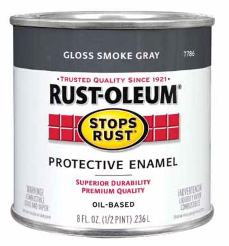 Rust-Oleum 7786-730 Metal Saver Paint, 1/2 Pint, Oil Base