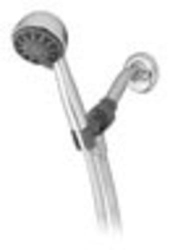 Waterpik ETC-443 Showerhead Hand Held, 4 Spray, Chrome Finish