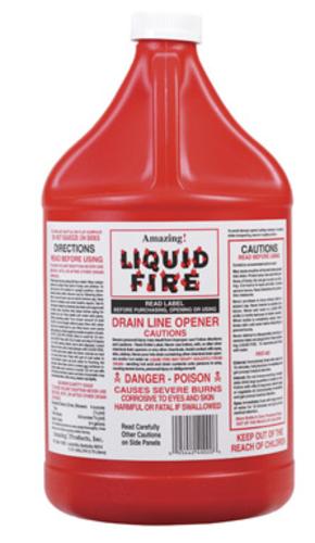 Liquid Fire LF-G-4 Drain Line Opener, 1 Gallon