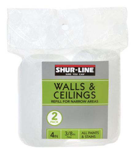 Shur-Line 3465S Trim Roller Refills, 4"