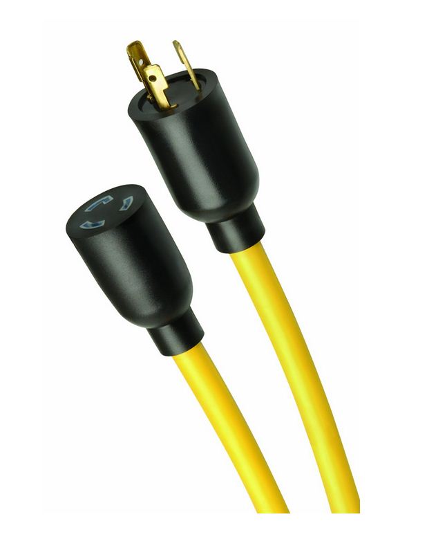 Coleman 090288802 Twist-To-Lock Extension Cord 50', Yellow