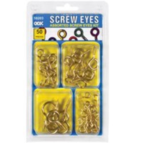 Ook 59203 Assorted Screw Eyes Kit
