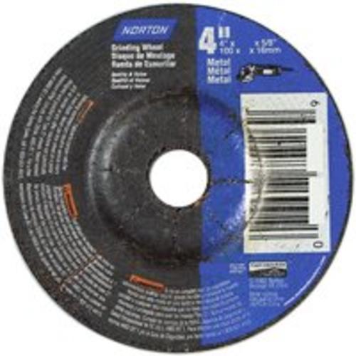 Norton 66252842014 Aluminum Oxide Metal Wheel, 4"