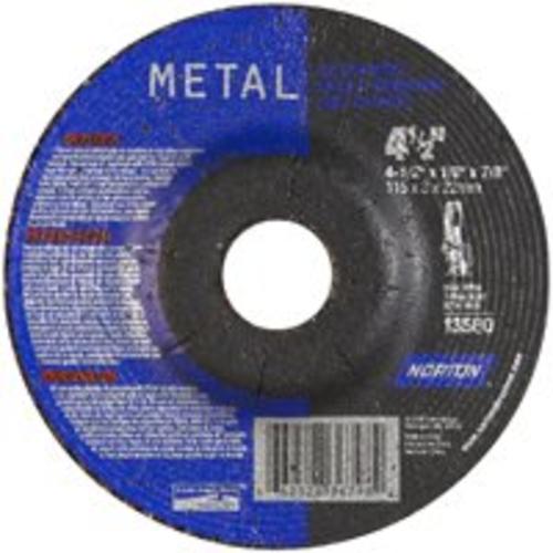 Norton 66252836798 Aluminum Oxide Metal Wheel, 4-1/2"x1/8"x7/8"