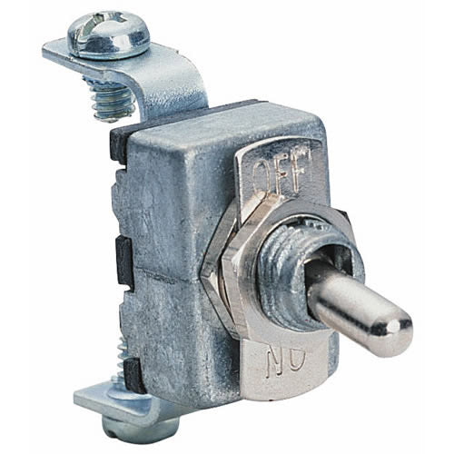 Calterm 41700 Die Cast Toggle Switch, 15 Amp, Nickel Plated