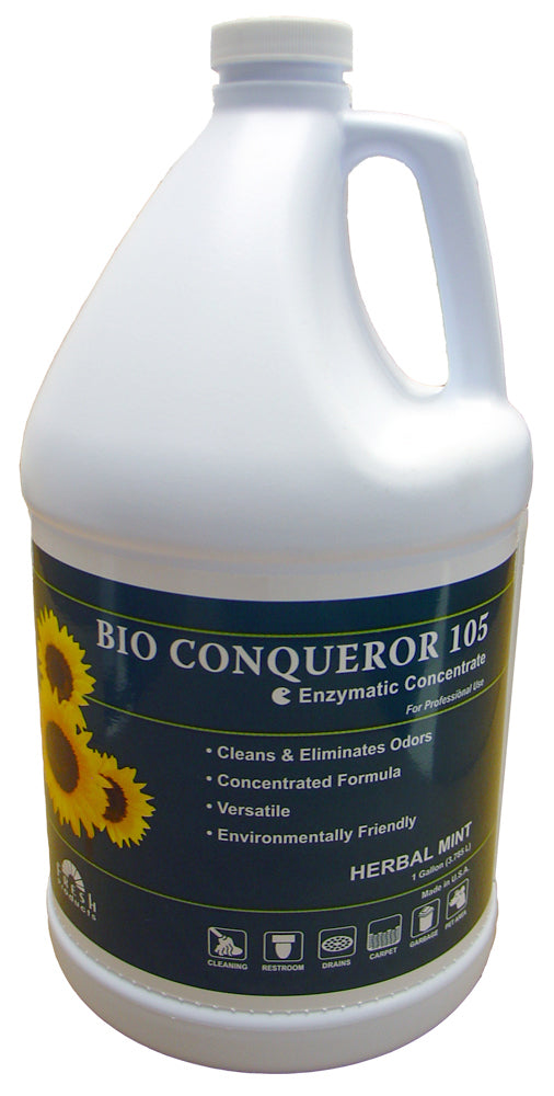 Fresh Products 1-BWB-LE-F Bioconqer 105, Lemon Scent, 1 Gallon