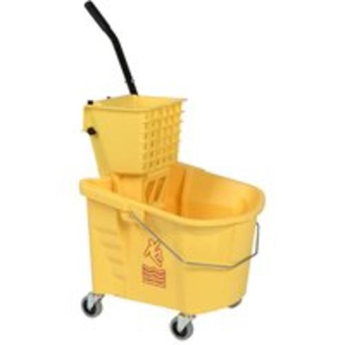 Continental Commercial  335-312YW Combo Mop Bucket, 35 Quart, Yellow