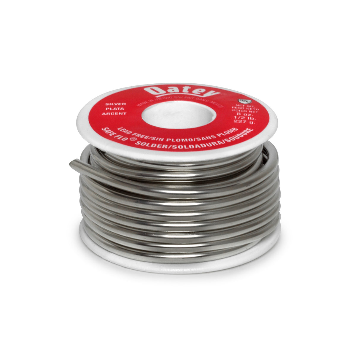 Oatey 29024 Safe-Flo Lead Free Plumbing Wire Solder 1/2 lbs, Silver