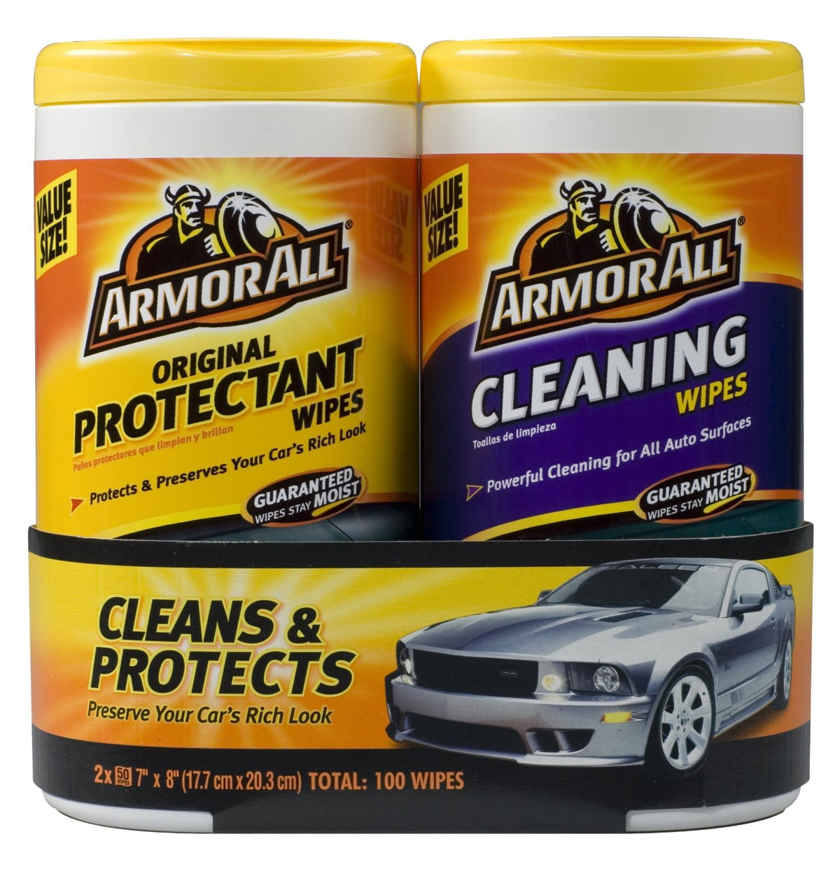 Armor All 10848 Protectant and Cleaning Wipe