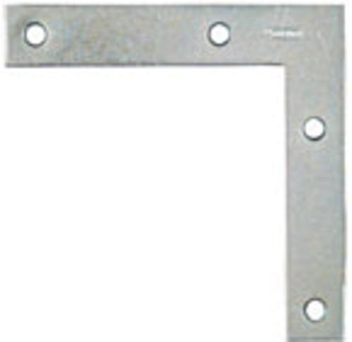 National 234955 Steel Flat Corner Brace, 5"x7/8", Zinc Plated