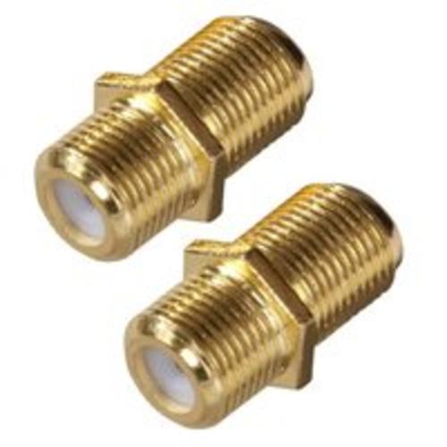 Zenith VA1002RG6FT Coaxial Connector Gold Pk/2