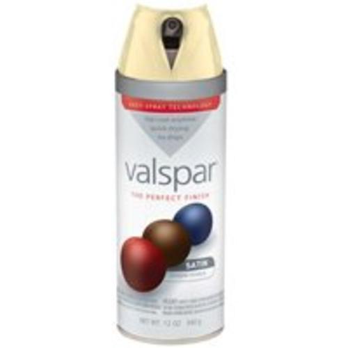 Valspar 85005 Twist Spray Paint, 12 Oz, Churchill Hotel Vanilla Satin