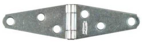 Stanley Hardware 127357 Light Strap Hinge, Zinc Plated, 2"