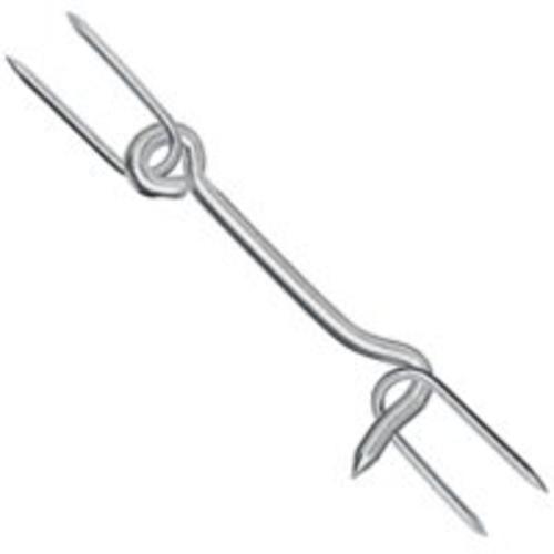 Stanley 122200 Gate Hook With Staples 5", Zinc Plated