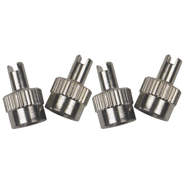 Slime 22052 Slotted Head Tire Valve Cap, Chrome Plated