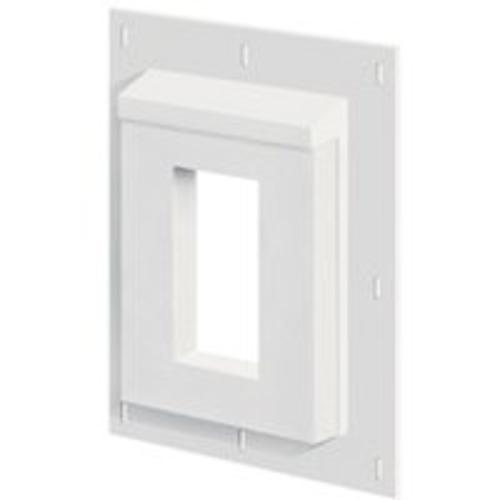 Builders Edge 3SMR68P Receptacle Mounting Block, 6" x 8-1/2"