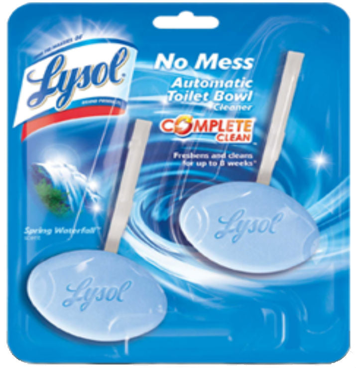 Lysol 1920083723 Automatic Toilet Bowl Cleaner, Citrus, 2 Count