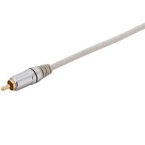 Zenith AS3015B Premium Subwoofer Cable 15', Silver
